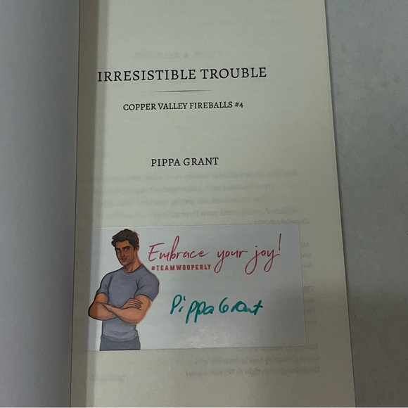 Irresistible Trouble By Pippa Grant Signed - Picture 3 of 10